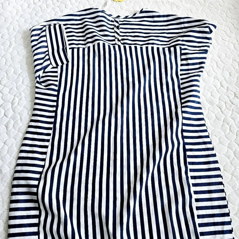 New Kling striped tee shirt dress jaws new with tags spellout 2 XS - Picture 2 of 8